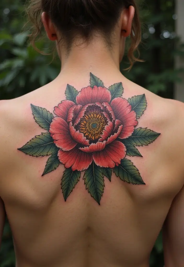 30 Peony Tattoo Ideas with Meaning and Elegance - 7. Vintage Peony