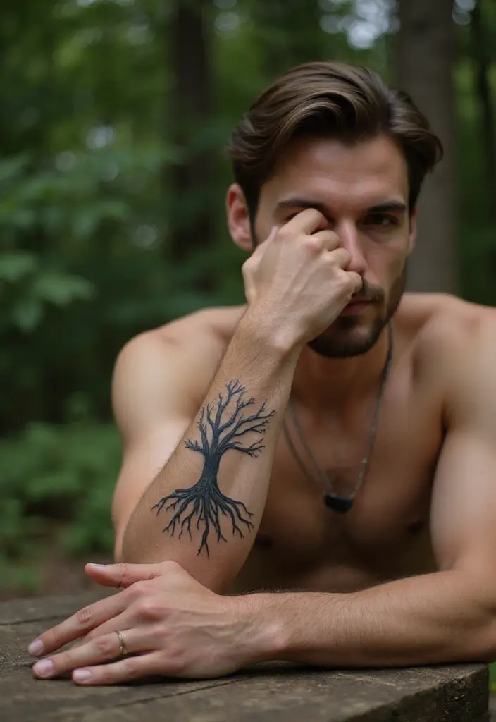 30 Symbol Hand Tattoos for Men That Speak Volumes - 7. The Tree of Life