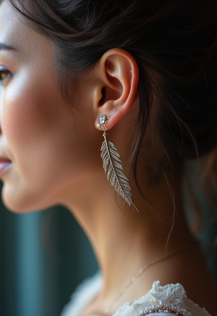 30 Feather Tattoo Behind Ear Meaning and Ideas - 8. Connection to a Higher Self