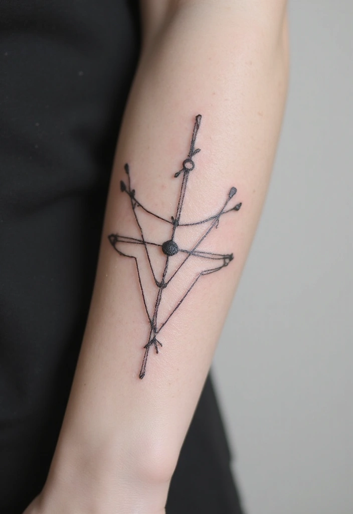 30 Inner Forearm Tattoo Ideas for a Personal Statement - 8. Minimalist Designs