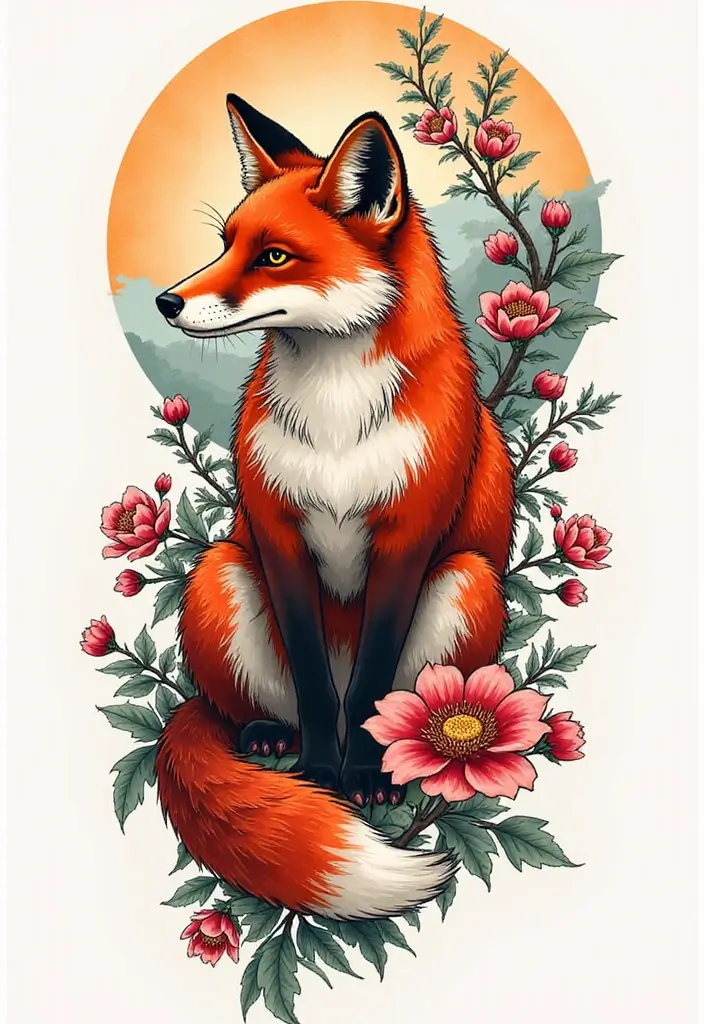 30 Japanese Sleeve Tattoo Designs for Bold Ink Lovers - 8. Fox Spirits