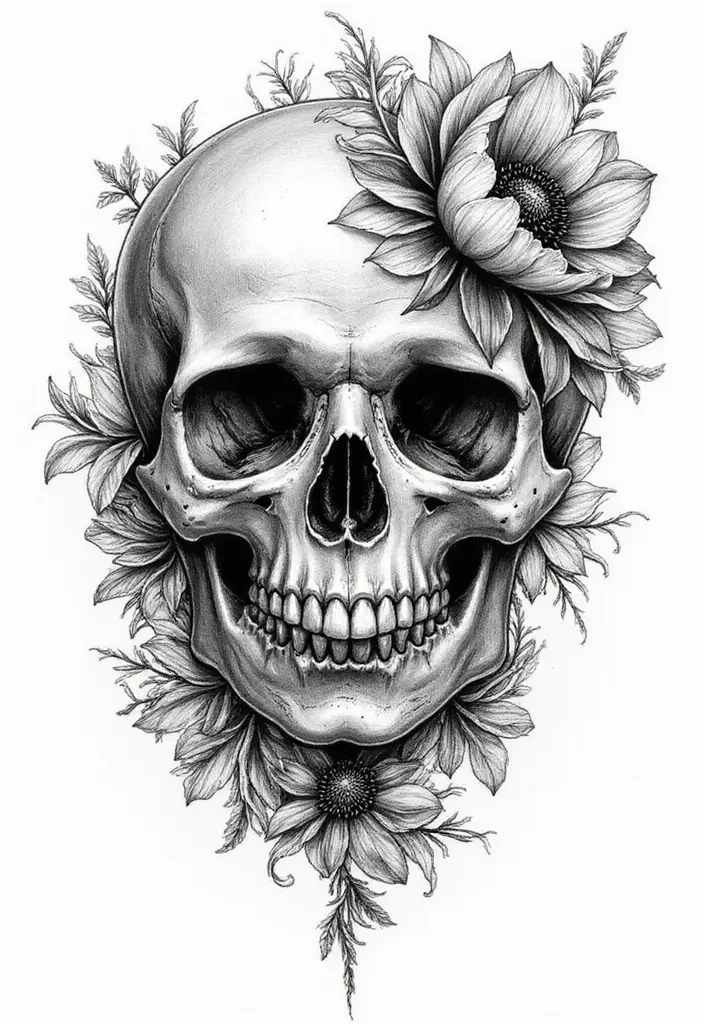 30 Male First Tattoo Ideas That Are Meaningful and Cool - 8. The Skull