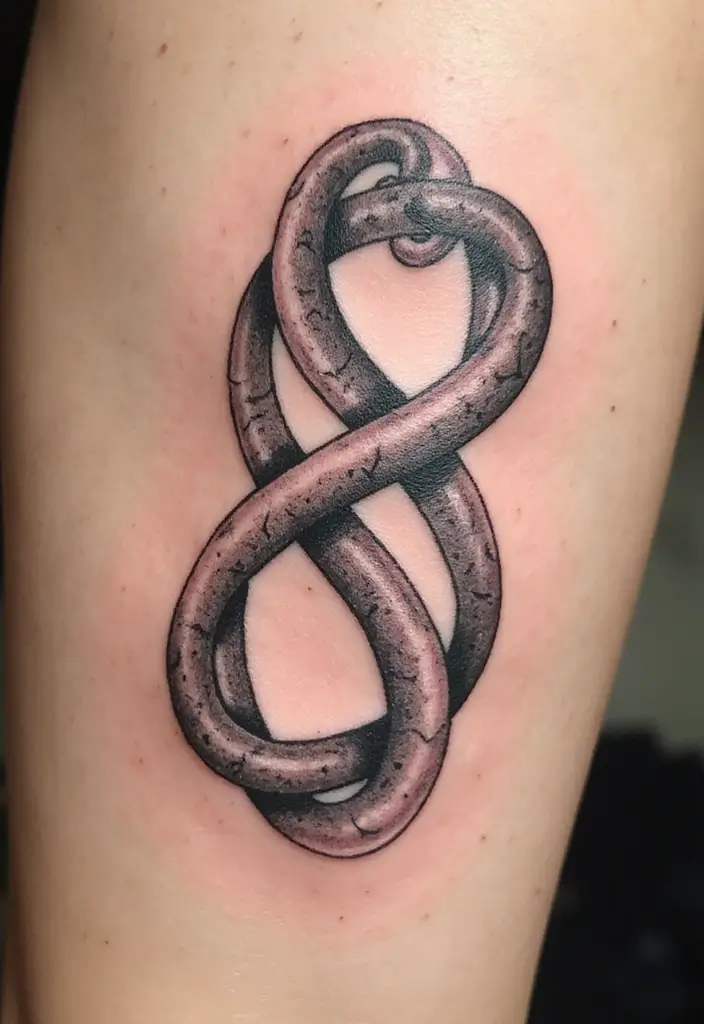 30 Masculine Tribal Tattoos Full of Power and Legacy - 8. The Infinity Knot