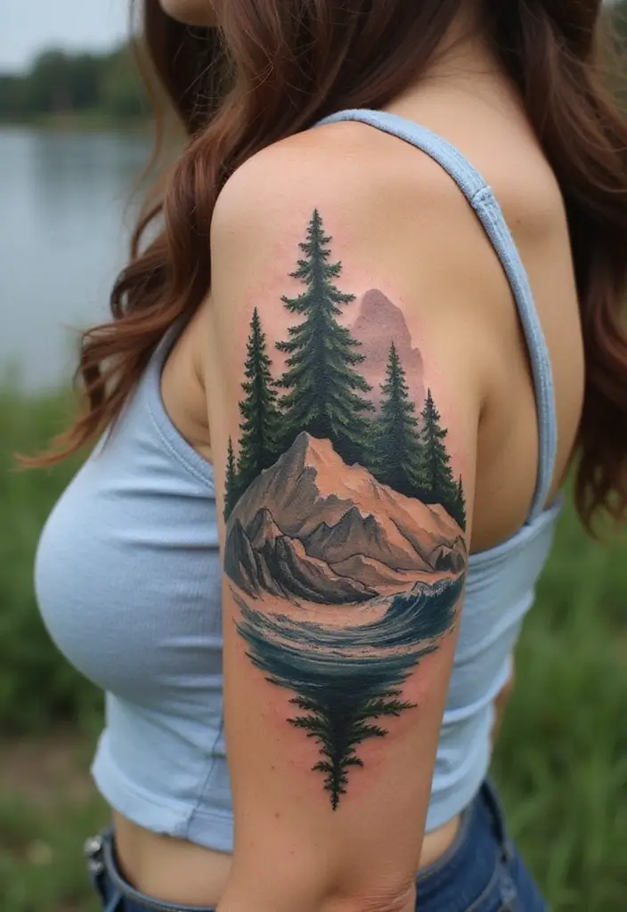 30 Sexiest Tattoos for Women with Confident Style - 8. Nature-Inspired Tattoos