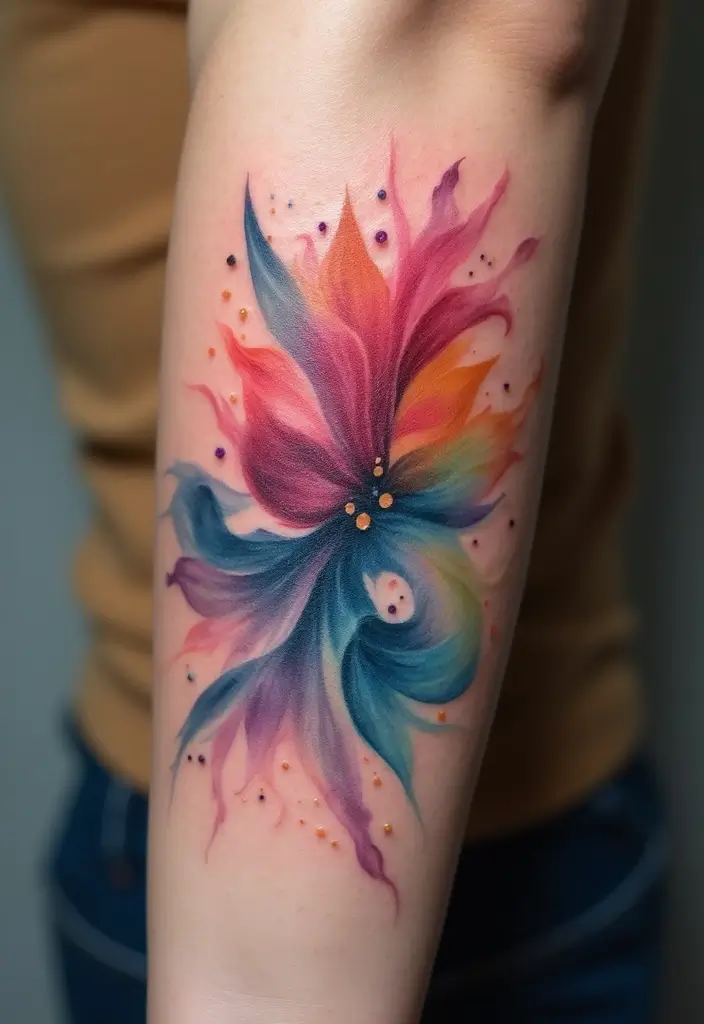30 Tattooing for Beginners Shading Tips and Ideas - 8. Watercolor Tattoo Effects