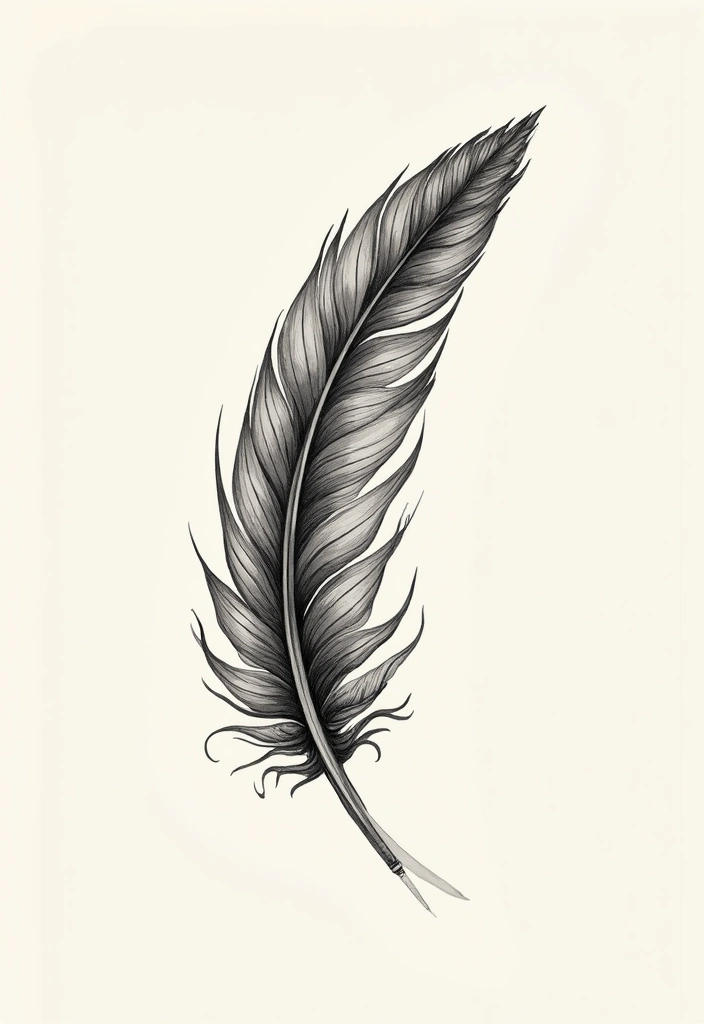 30 Tattoos That Signify Strength and Resilience - 8. Feather Tattoo
