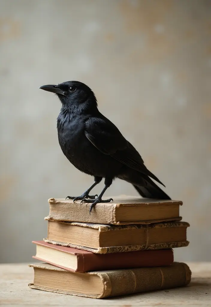 30 Black Bird Tattoo Meaning and Unique Designs - 9. Whispers of Wisdom