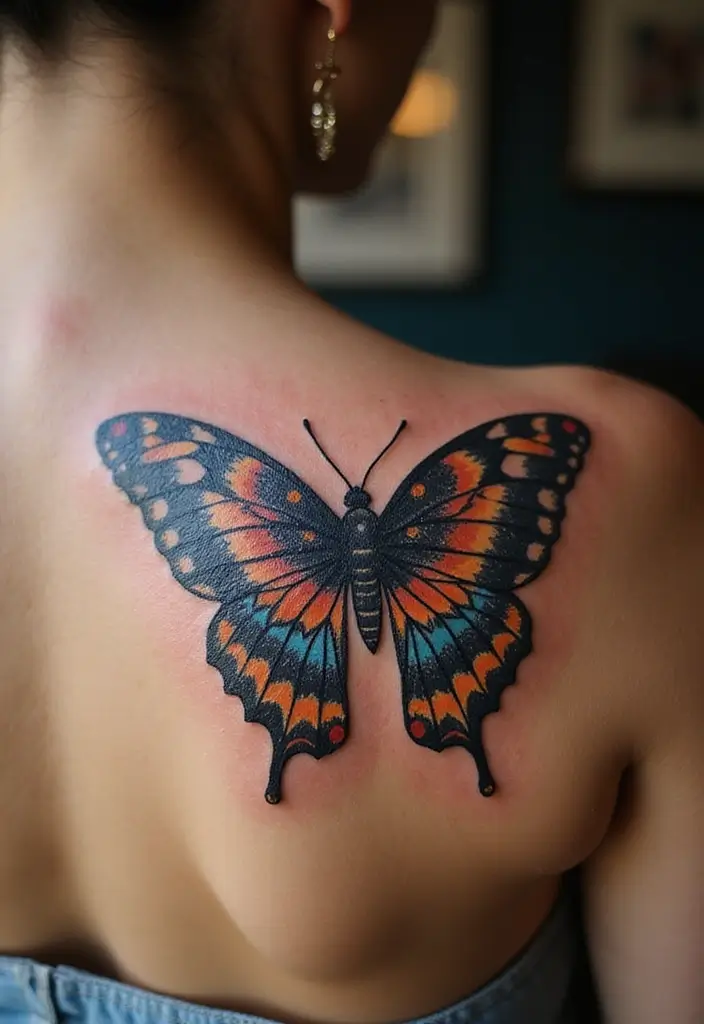30 Butterfly Tattoos on Shoulder for Graceful Inspiration - 9. Cultural Inspiration