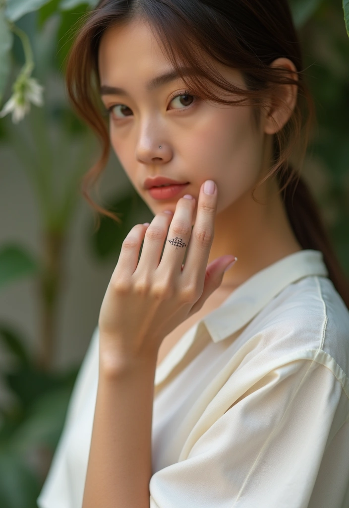 30 Finger Tattoo Ideas for Females That Look Stylish - 9. Simple Line Design