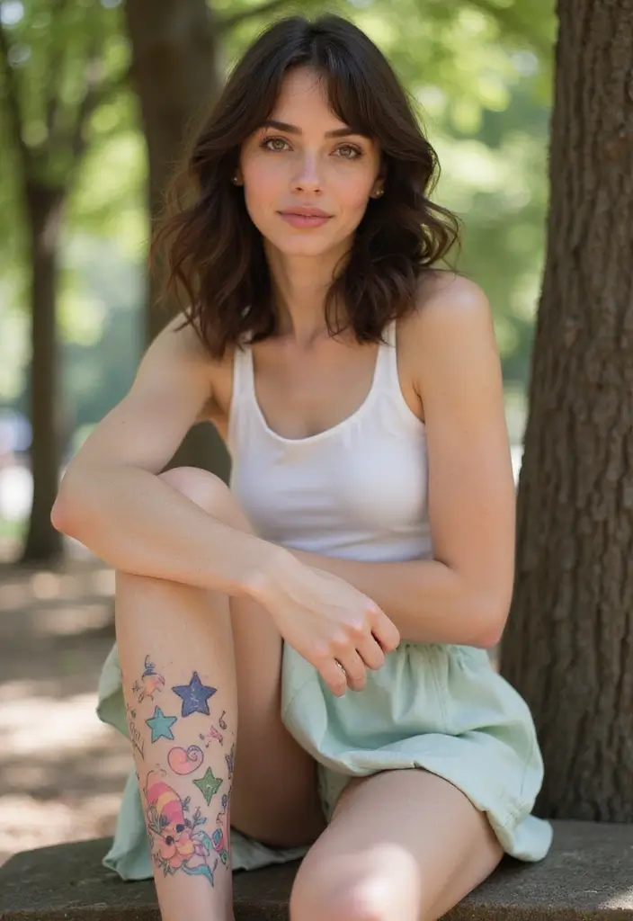 30 Korean Tattoos Symbols with Unique Meaning - 9. Jaemi (재미) - Fun and Enjoyment