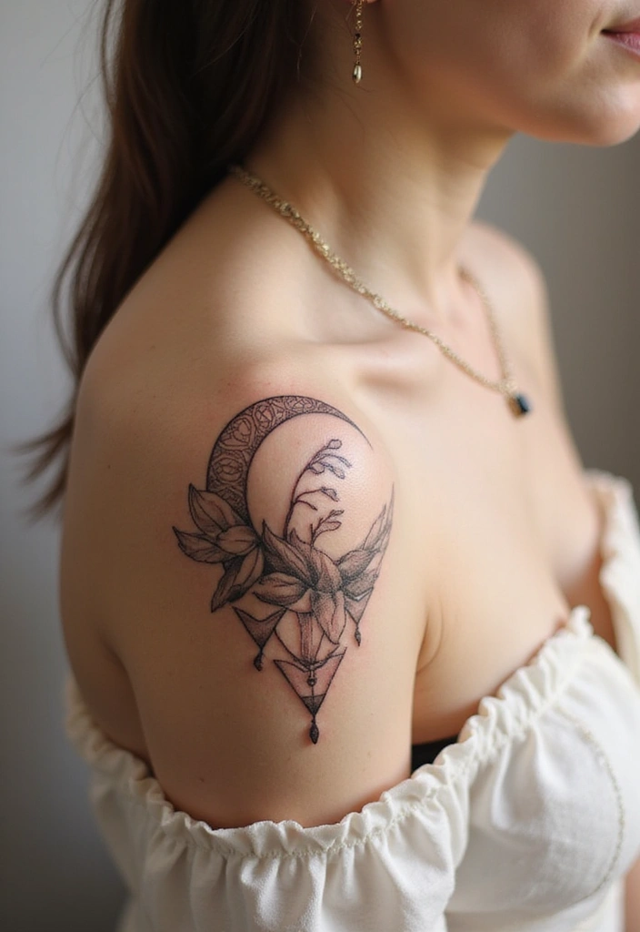 30 Lily of the Valley Tattoo Meaning and Design Ideas - 9. Incorporating Other Elements