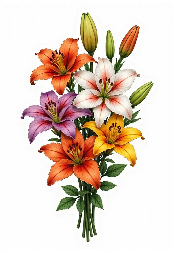 30 Lily Tattoo Symbolism Ideas for Elegant Ink - 9. Lifelong Friendship