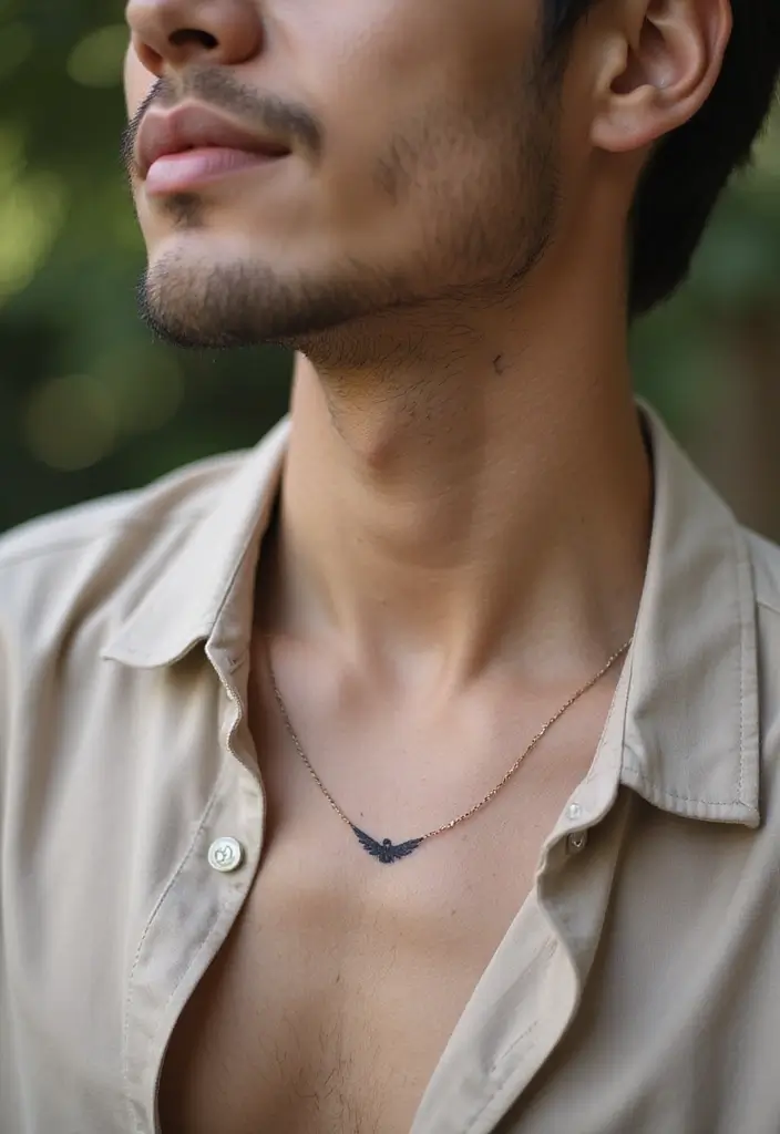 30 Subtle Men Tattoos That Look Minimal Yet Powerful - 9. Tiny Bird Silhouette