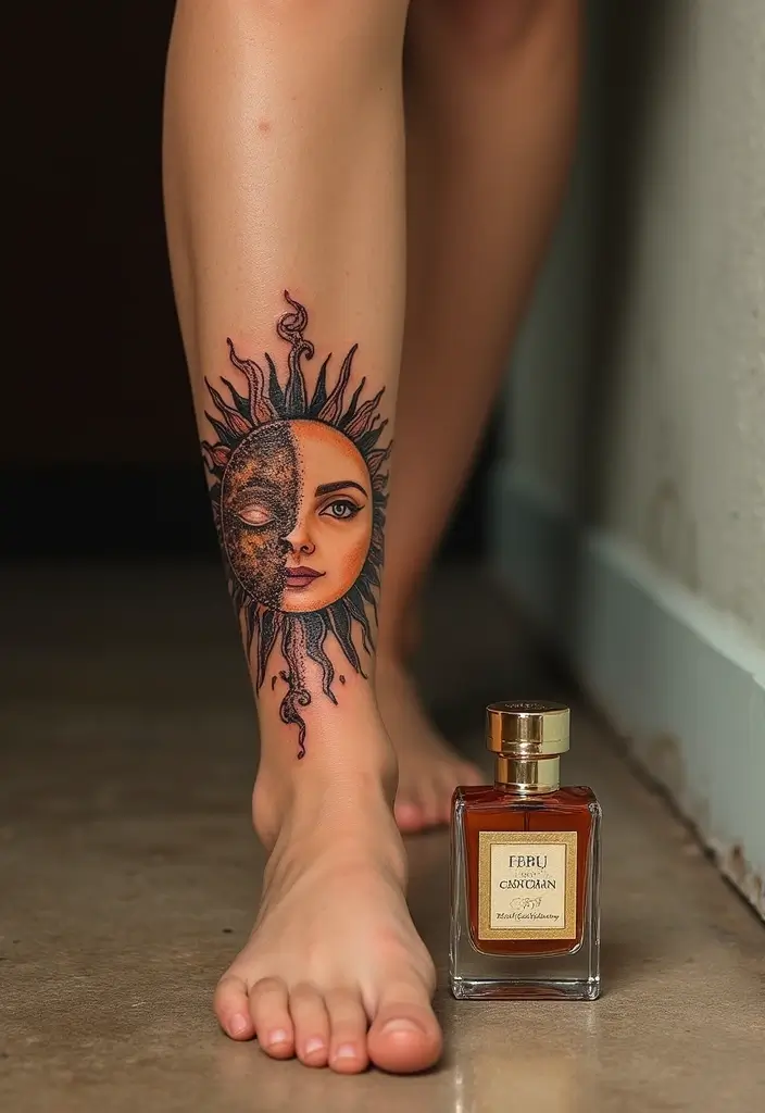 30 Timeless Tattoo Ideas That Never Go Out of Style - 9. Sun and Moon