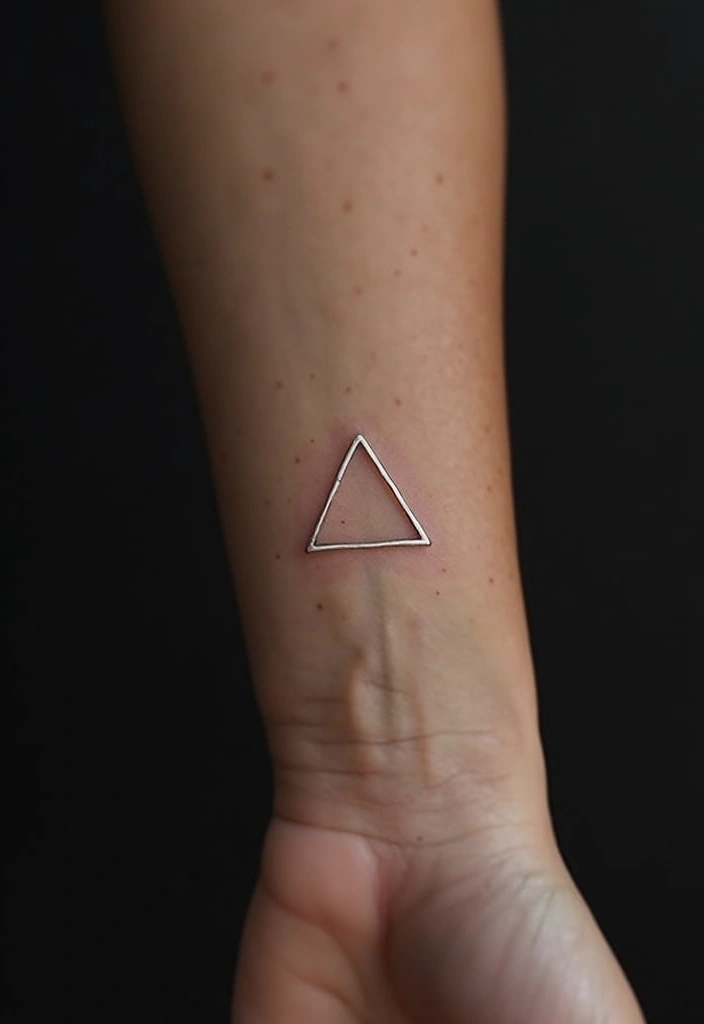 30 White Ink Tattoo Ideas on Dark Skin That Stand Out - 9. Minimalist Designs