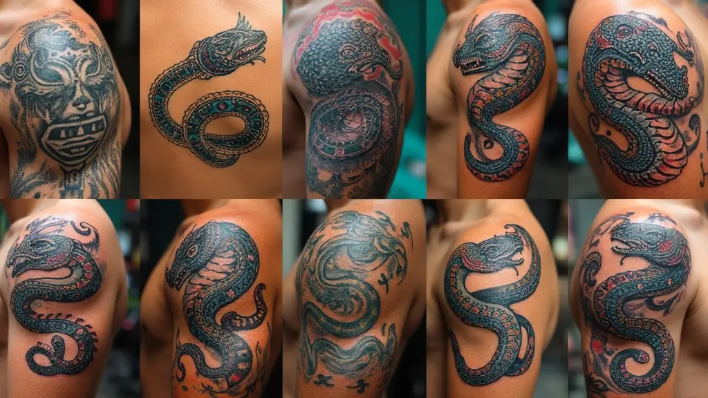 30 Aztec Serpent Tattoo Designs with Deep Symbolism