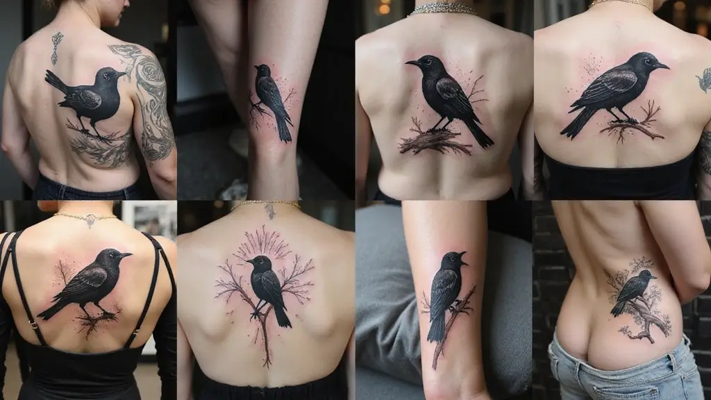 30 Blackbird Tattoo Meaning and Stunning Design Inspirations