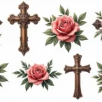 30 Cross with Flowers Tattoo Ideas That Blend Faith and Beauty