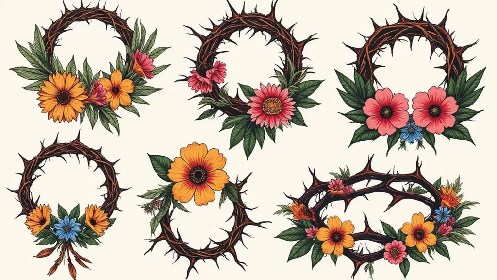 30 Crown of Thorns Bicep Tattoo Inspirations You’ll Admire