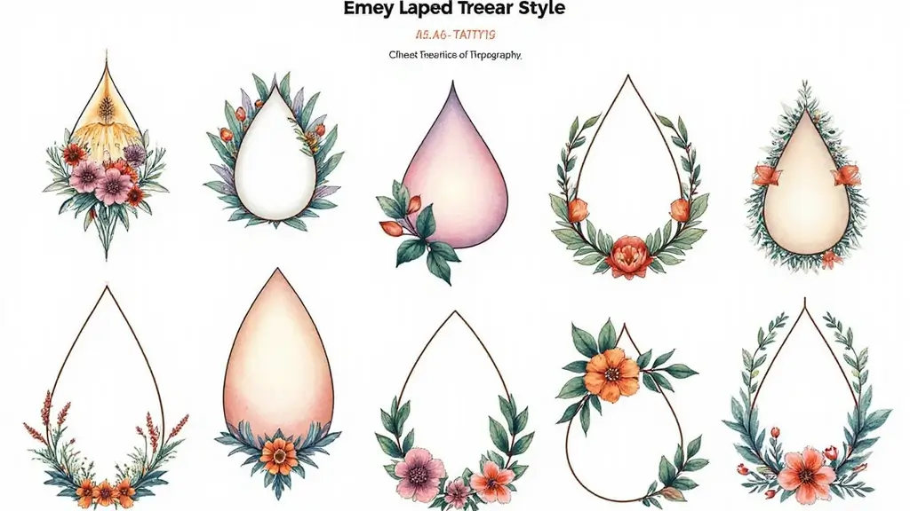 30 Empty Teardrop Tattoo Meaning and Design Ideas
