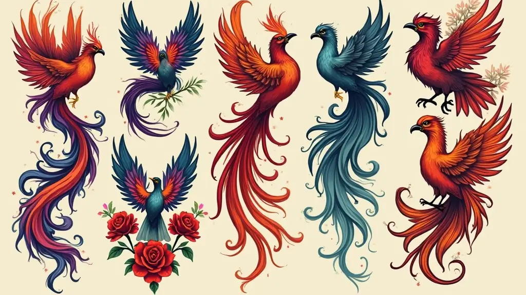 30 Feminine Rebirth Phoenix Tattoo Meaning and Inspirations