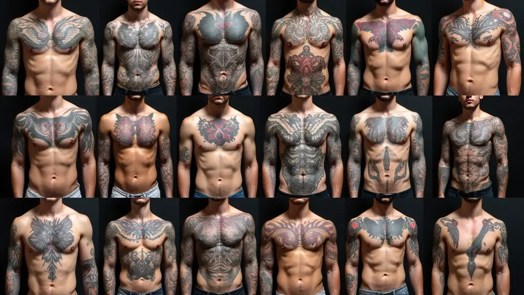 30 Full Chest Tattoos for Men with Powerful Visual Impact