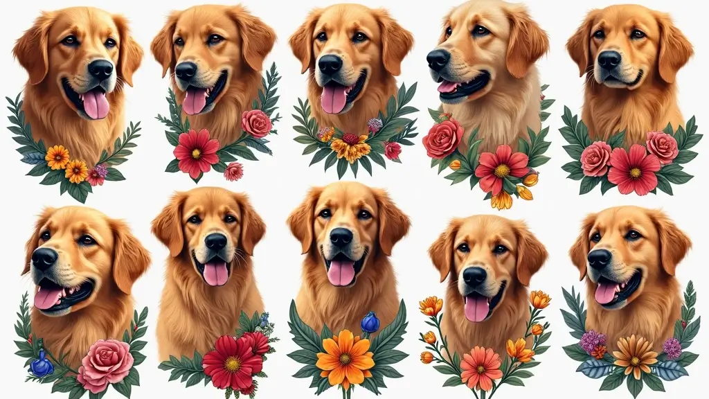 30 Golden Retriever Memorial Tattoos Honoring Beloved Pets
