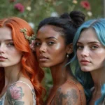 30 Creative Hair Tattoos for Ladies That Stand Out