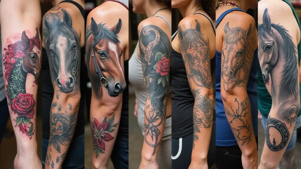 30 Horse and Horseshoe Tattoos for Luck and Freedom