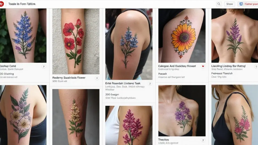 30 Larkspur Tattoo Designs Inspired by Birth Flowers