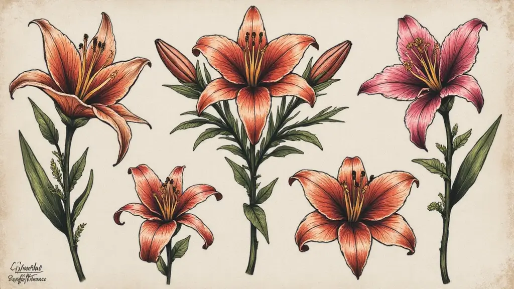 30 Lily Tattoos for Men That Balance Strength and Elegance