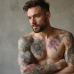 30 Men’s Floral Tattoo Half Sleeve Inspirations