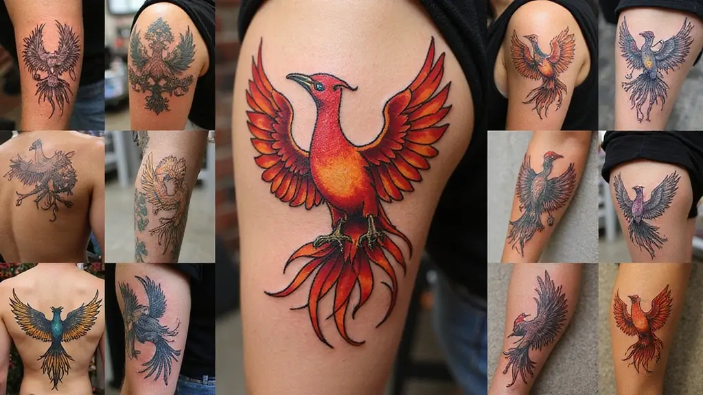30 Phoenix Reborn Tattoo Designs with Deep Meanings