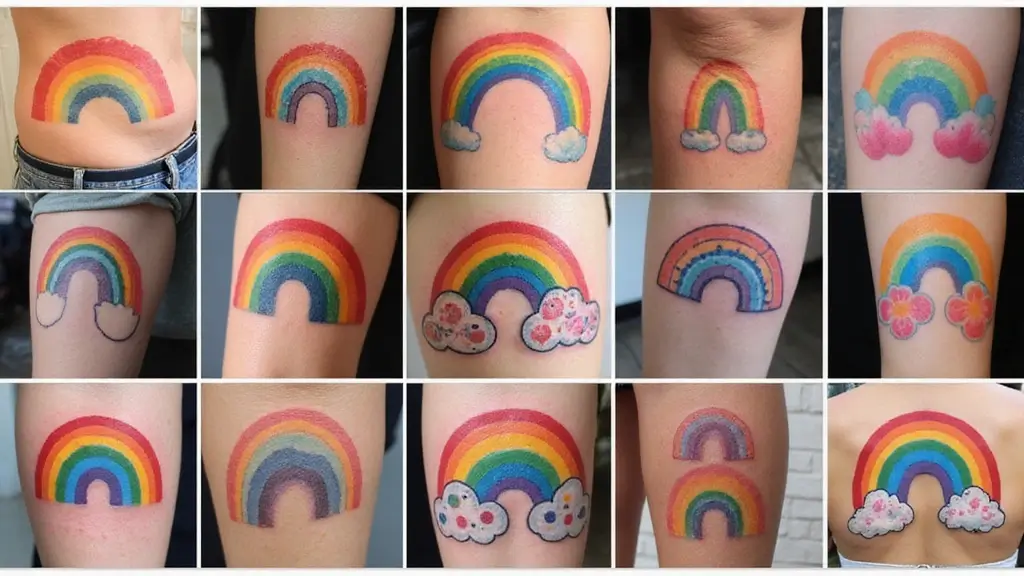 30 Rainbow Tattoo Ideas Full of Color and Meaning