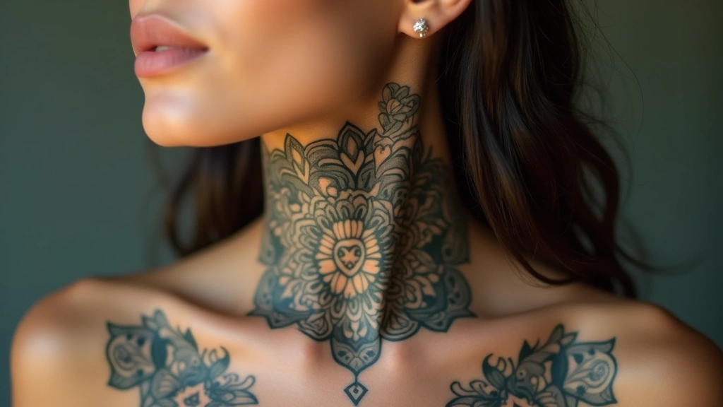 30 Spiritual Neck Tattoos with Deep Symbolism
