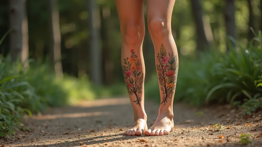 30 Tree Leg Tattoo Designs for Nature Inspired Ink