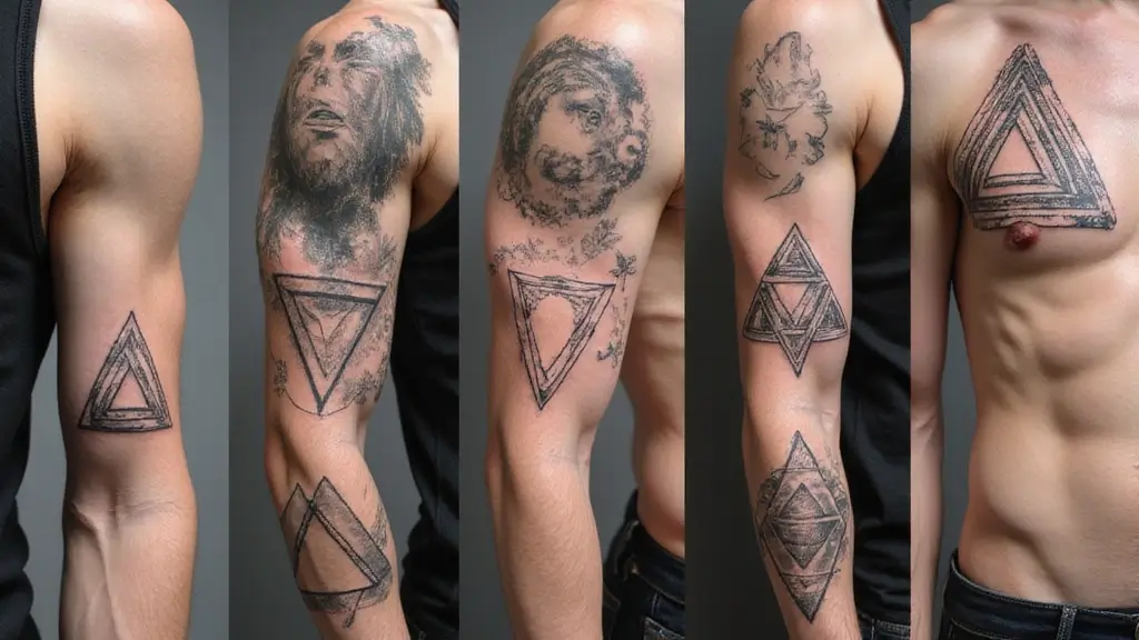 30 Triangle Tattoos for Guys That Carry Symbolic Meaning