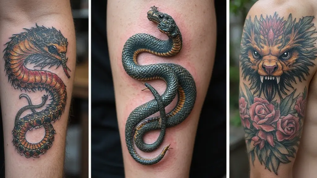 30 Viking Snake Tattoo Designs with Norse Symbolism