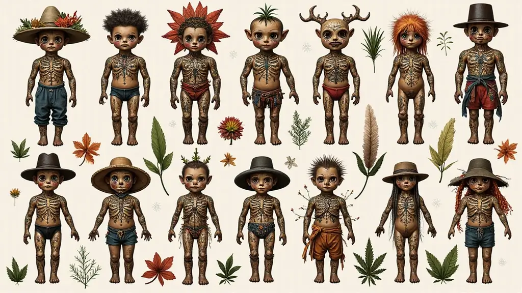 30 Voodoo Doll Tattoos with Dark and Mysterious Designs