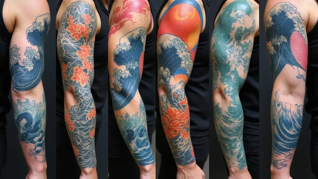 30 Wave Tattoo Sleeve Ideas That Make a Bold Statement