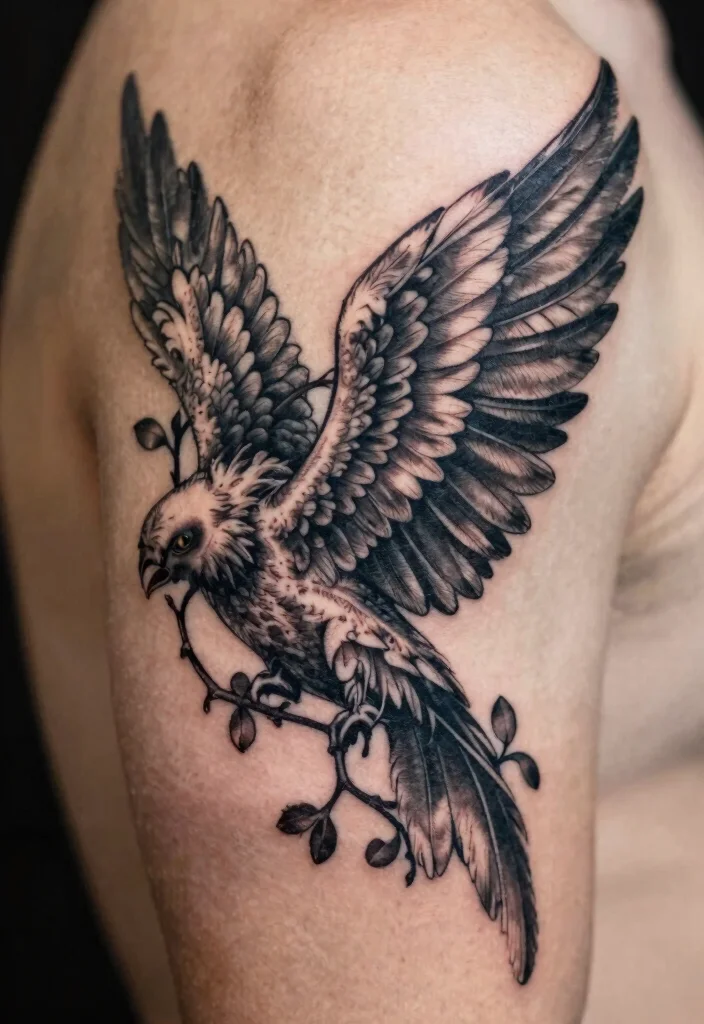 10 Always an Angel Never a God Tattoo Ideas With Dark Meaning 1 10 Always an Angel Never a God Tattoo Ideas With Dark Meaning 1. The Winged Guardian 0