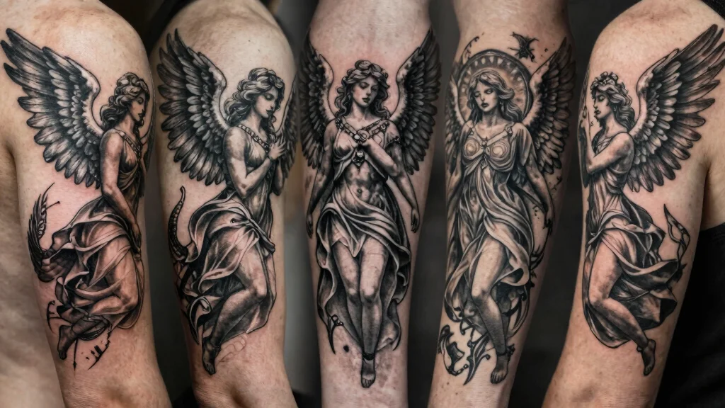 10 Always an Angel Never a God Tattoo Ideas With Dark Meaning