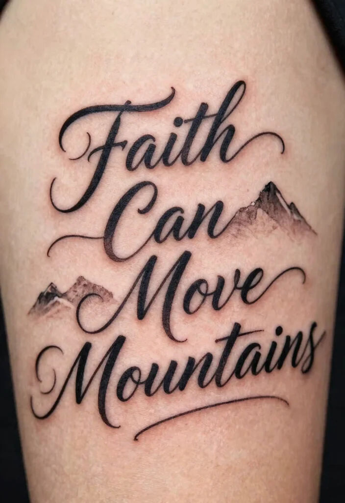10 Bible Verse Rib Tattoo Ideas: Subtle, Personal, and Meaningful 1 10 Bible Verse Rib Tattoo Ideas Subtle Personal and Meaningful 1. Faith Can Move Mountains Matthew 1720 0