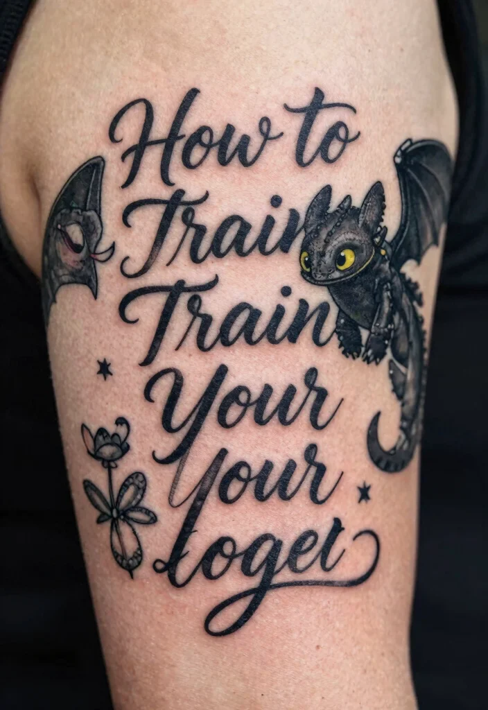 10 How to Train Your Dragon Tattoo Ideas Fun and Nostalgic 104 10 How to Train Your Dragon Tattoo Ideas Fun and Nostalgic 10. A Heartfelt Quote 0