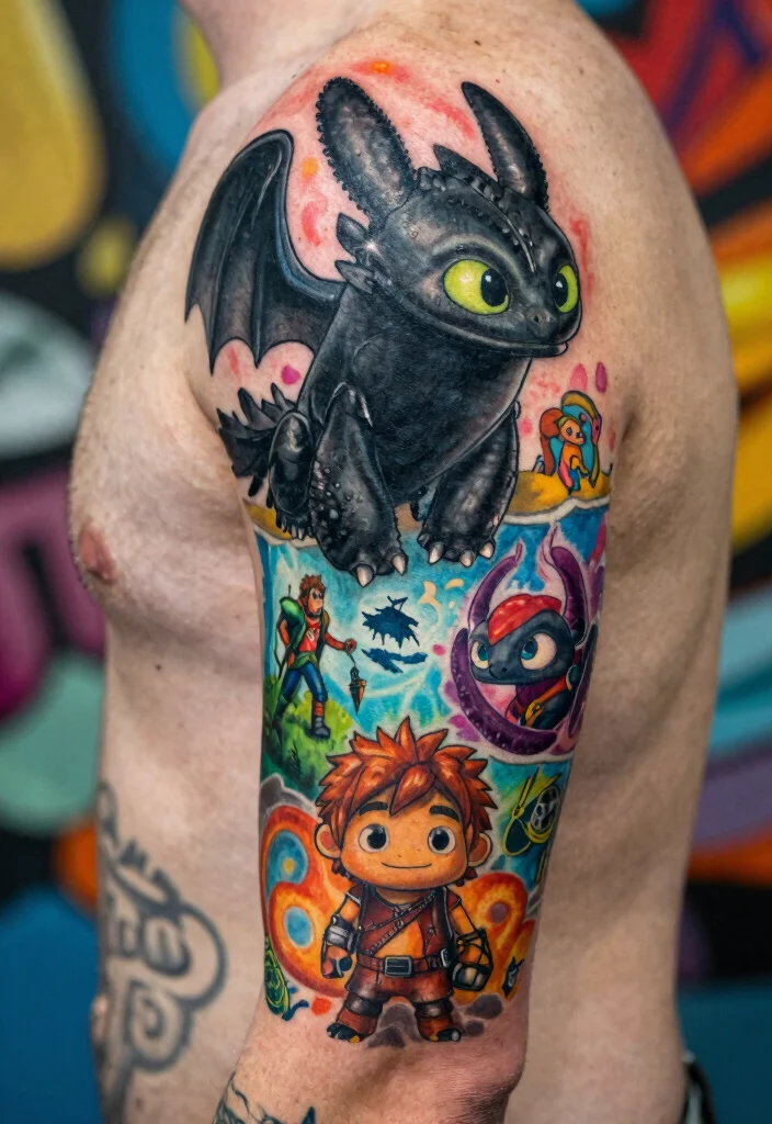 10 How to Train Your Dragon Tattoo Ideas Fun and Nostalgic 115 10 How to Train Your Dragon Tattoo Ideas Fun and Nostalgic Conclusion 0