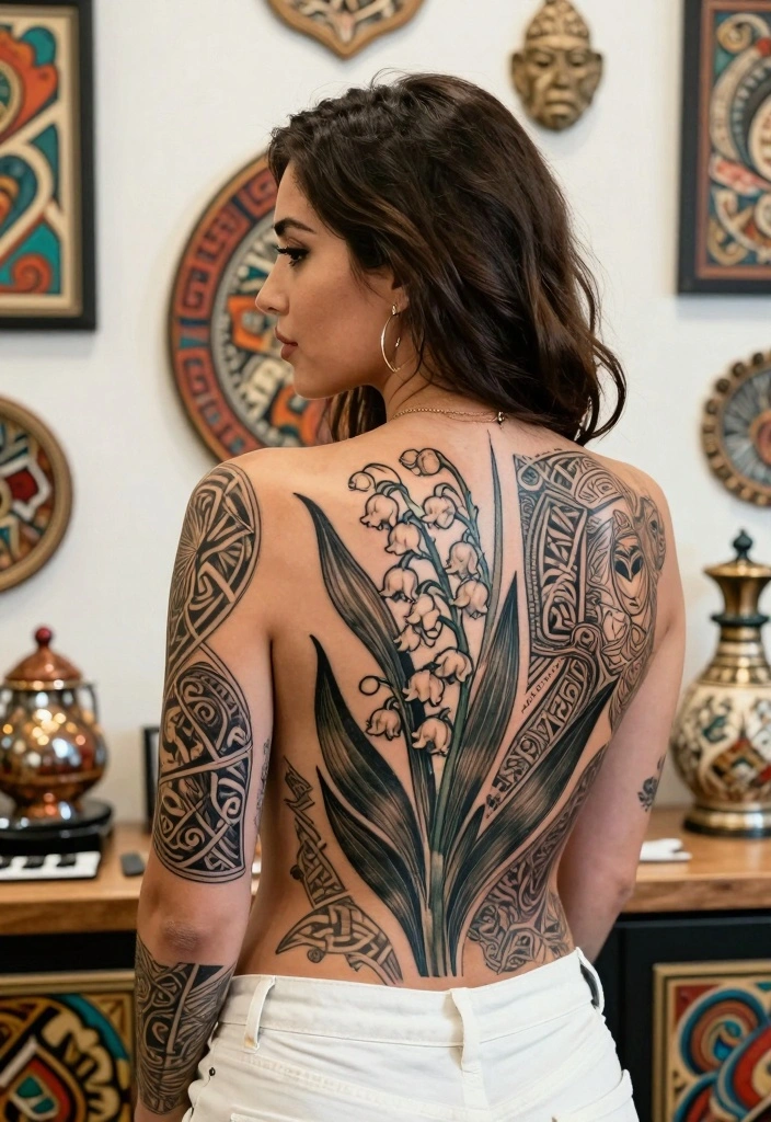 10 Lily of the Valley Back Tattoo Ideas Soft and Meaningful 104 10 Lily of the Valley Back Tattoo Ideas Soft and Meaningful 10. Cultural Significance 0