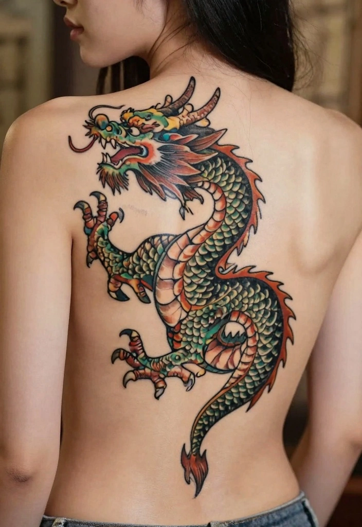10 Mini Dragon Tattoo Ideas for Women: Small and Fierce 104 10 Mini Dragon Tattoo Ideas for Women Small and Fierce 10. Vintage Dragon Tattoo 0