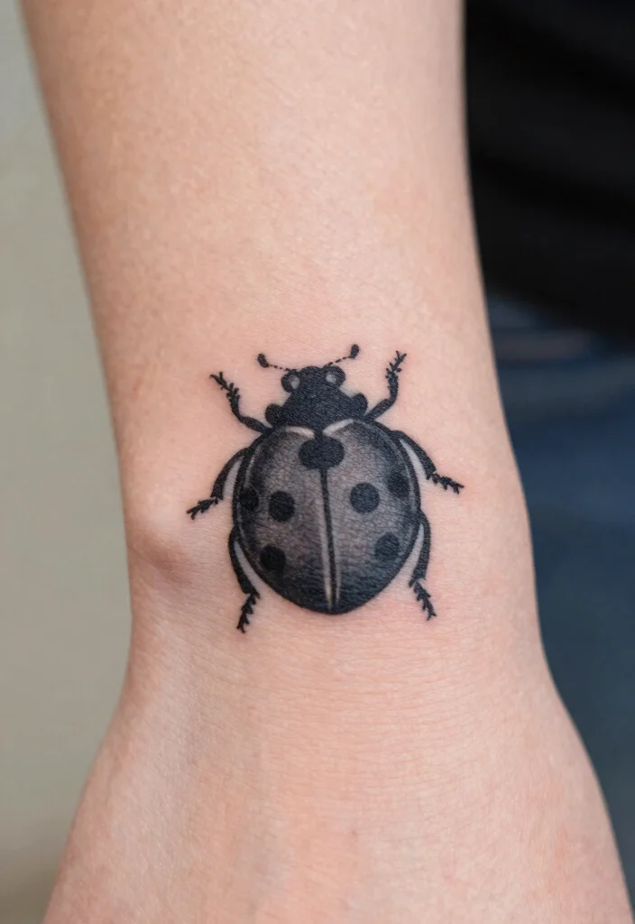 10 Small Ladybug Tattoo Ideas Simple And Charming 100 10 Small Ladybug Tattoo Ideas Simple And Charming 10. Small Ladybug Silhouette 0