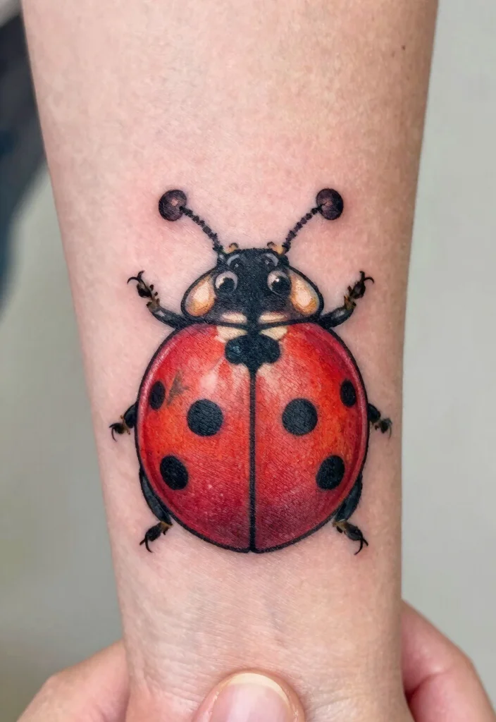 10 Small Ladybug Tattoo Ideas Simple And Charming 78 10 Small Ladybug Tattoo Ideas Simple And Charming 8. Cute Ladybug with Antennae 0