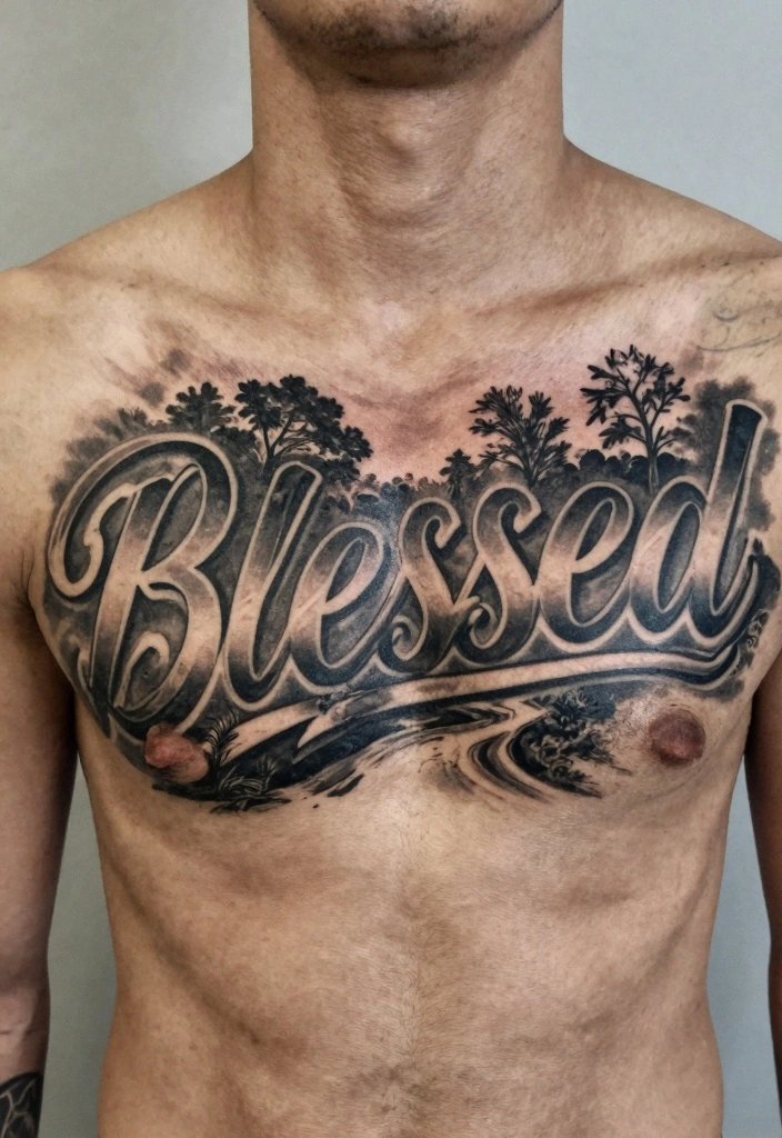 12 Bible Verse Chest Tattoo Ideas for Men Faith Inspired 89 12 Bible Verse Chest Tattoo Ideas for Men Faith Inspired 9. Blessed Psalm 11 3 0